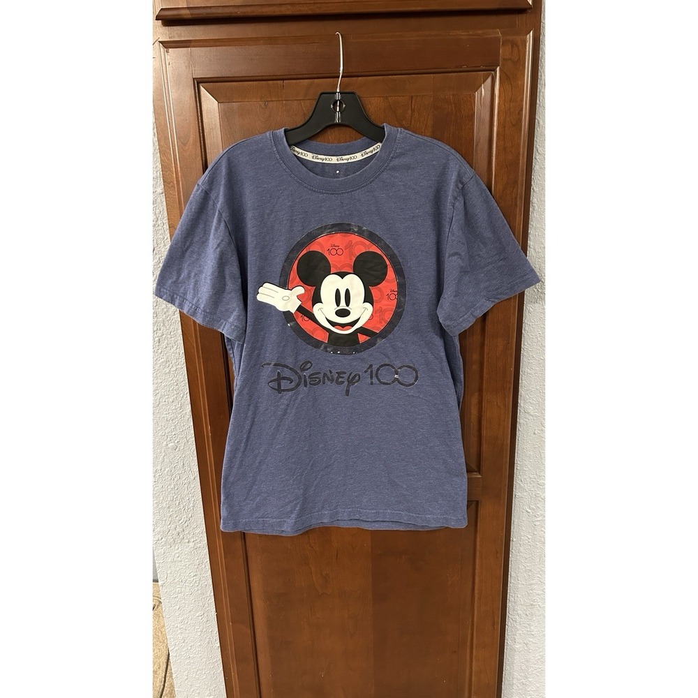 Disney 100 Years of Wonder 2-sided Graphic Shirt Size Adult Small Mickey Mouse